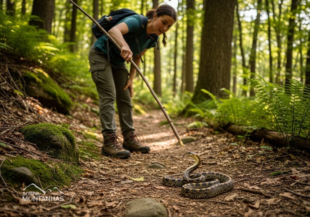 Efeitos Do Montanhismo Na Biodiversidade Local E Como Reduzi-Los 4 cobra na trilha