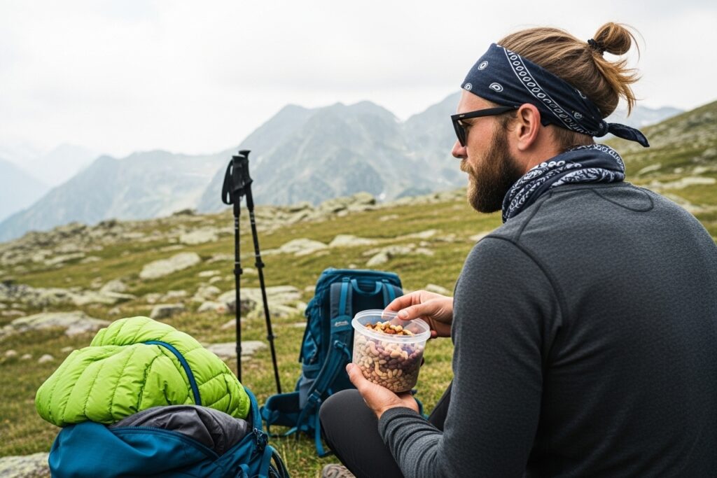 Lanches de Trilha: Dicas do que levar para o trekking de um dia 5 lanches de trilha castanhas