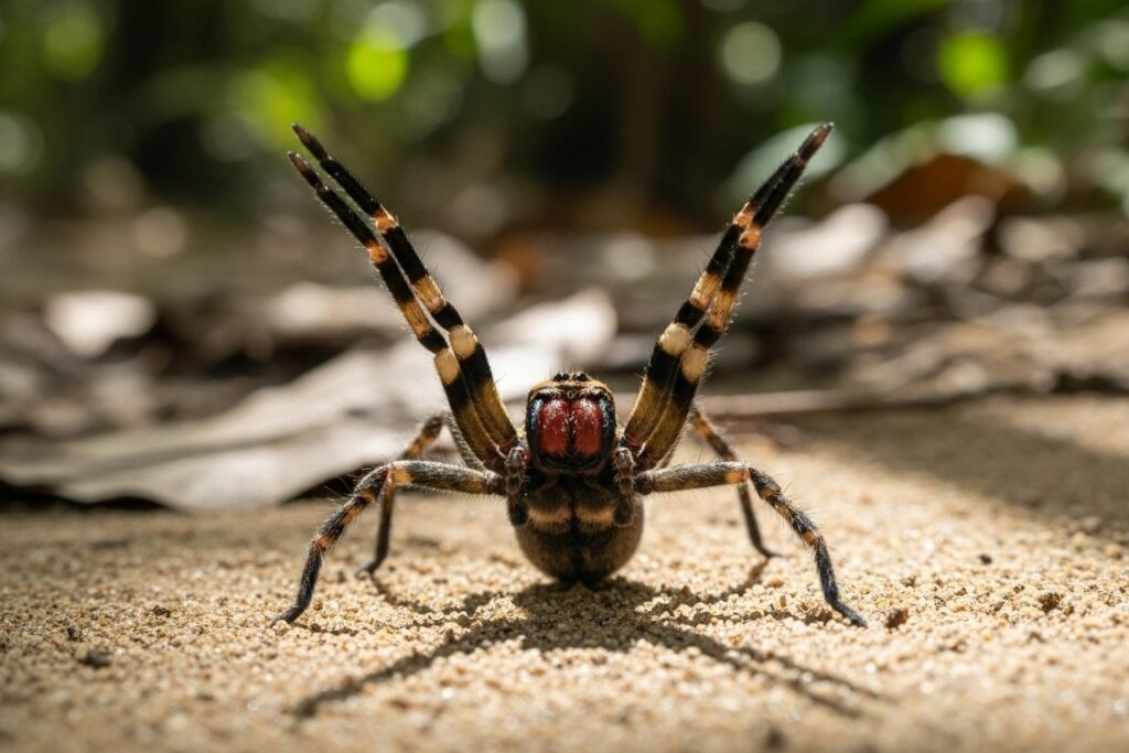 Animais Peçonhentos nas Trilhas: Como se Proteger e Agir em Caso de Encontro 8 aranha-armadeira