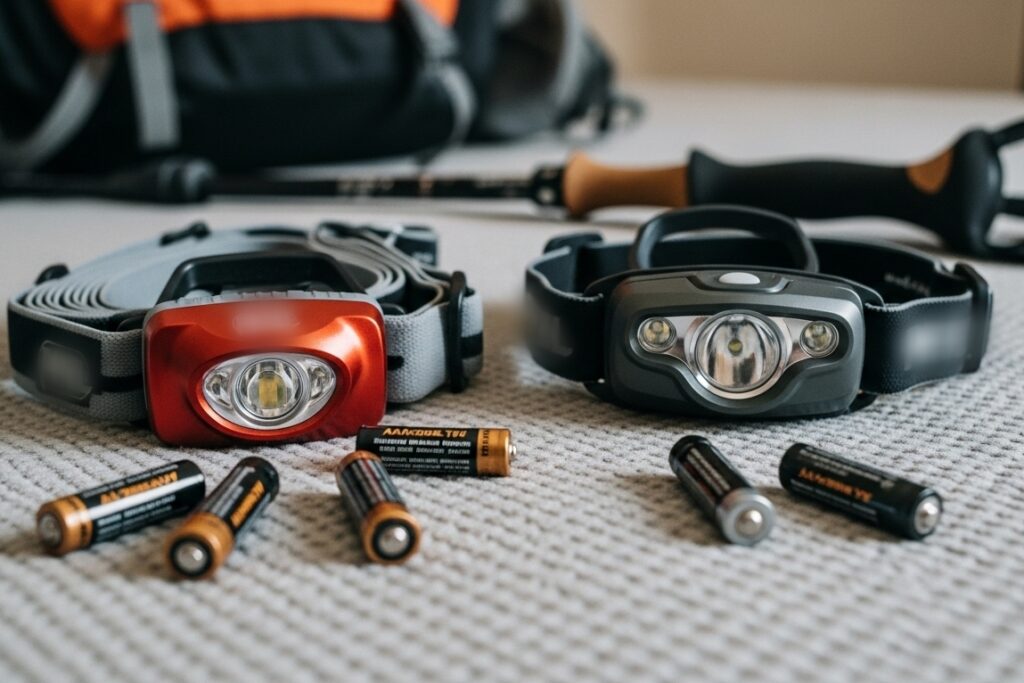 Os Perigos Das Caminhadas Noturnas Em Montanhas 3 lanterna-de-cabeça