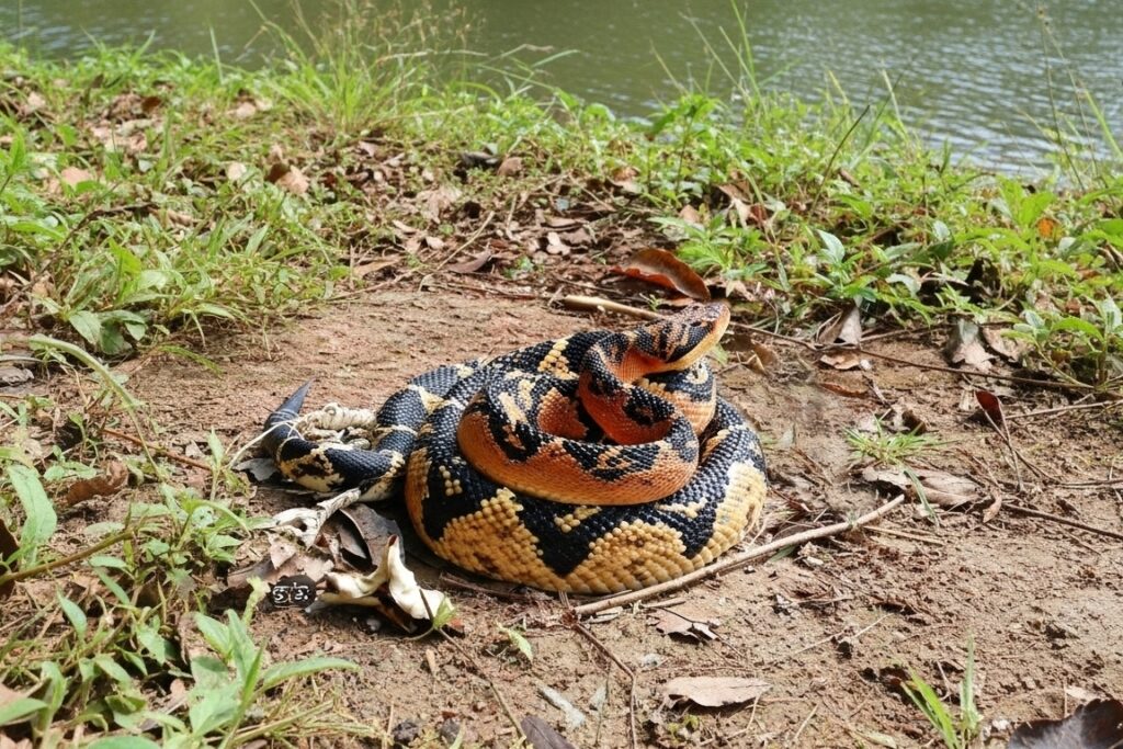 Animais Peçonhentos nas Trilhas: Como se Proteger e Agir em Caso de Encontro 6 Surucucu-pico-de-jaca