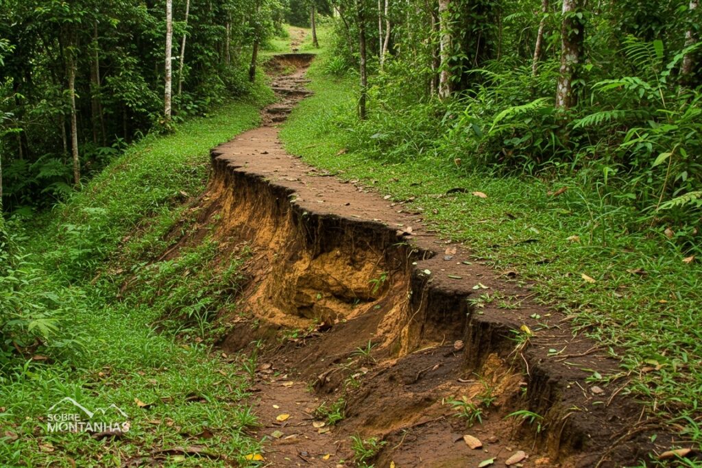 erosão de trilha